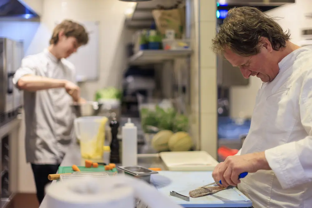 Keuken van Restaurant Oogst